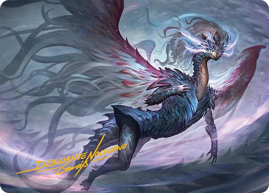 Magic | Shiko, Paragon of the Way Art Card (37/54) (Gold-Stamped Signature) [Tarkir: Dragonstorm Art Series] | The Nerd Merchant