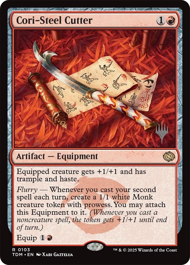 Cori-Steel Cutter (Promo Pack) [Tarkir: Dragonstorm Promos]