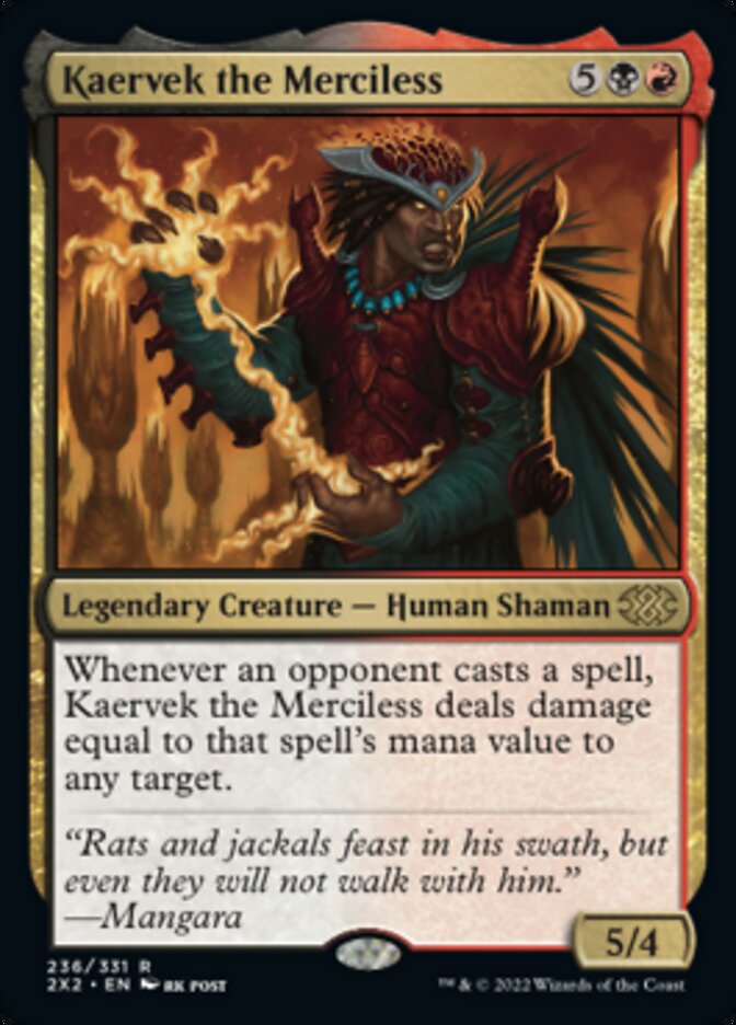 Magic | Kaervek the Merciless [Double Masters 2022] | The Nerd Merchant
