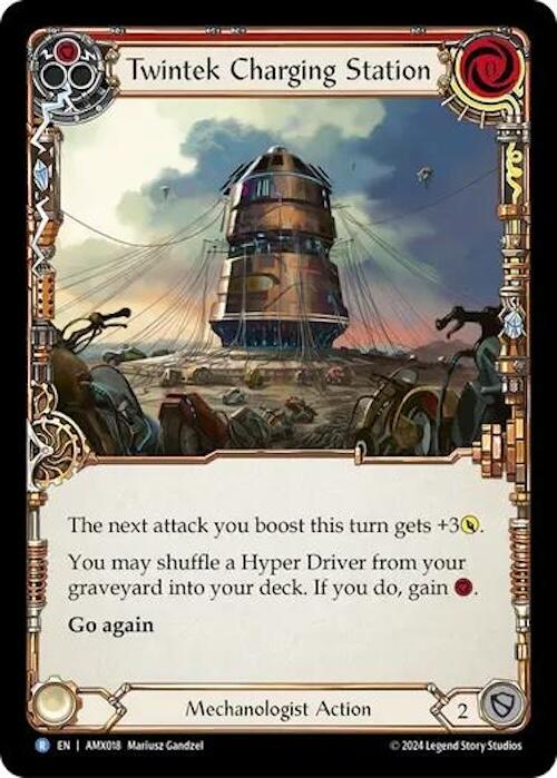 Flesh and Blood TCG | Twintek Charging Station [AMX018] (Armory Deck: Maxx Nitro) | The Nerd Merchant