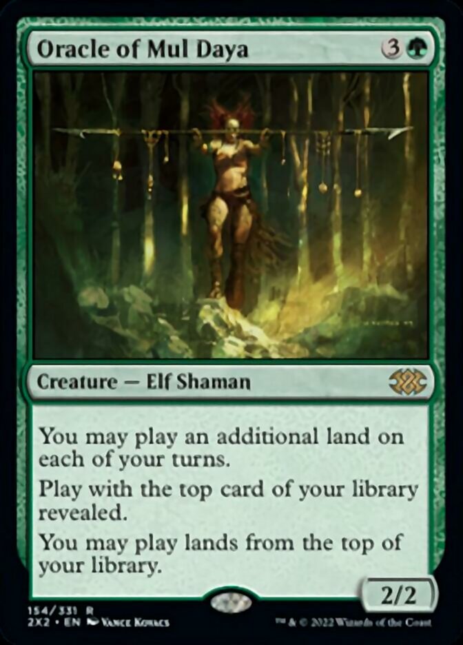 Magic | Oracle of Mul Daya [Double Masters 2022] | The Nerd Merchant