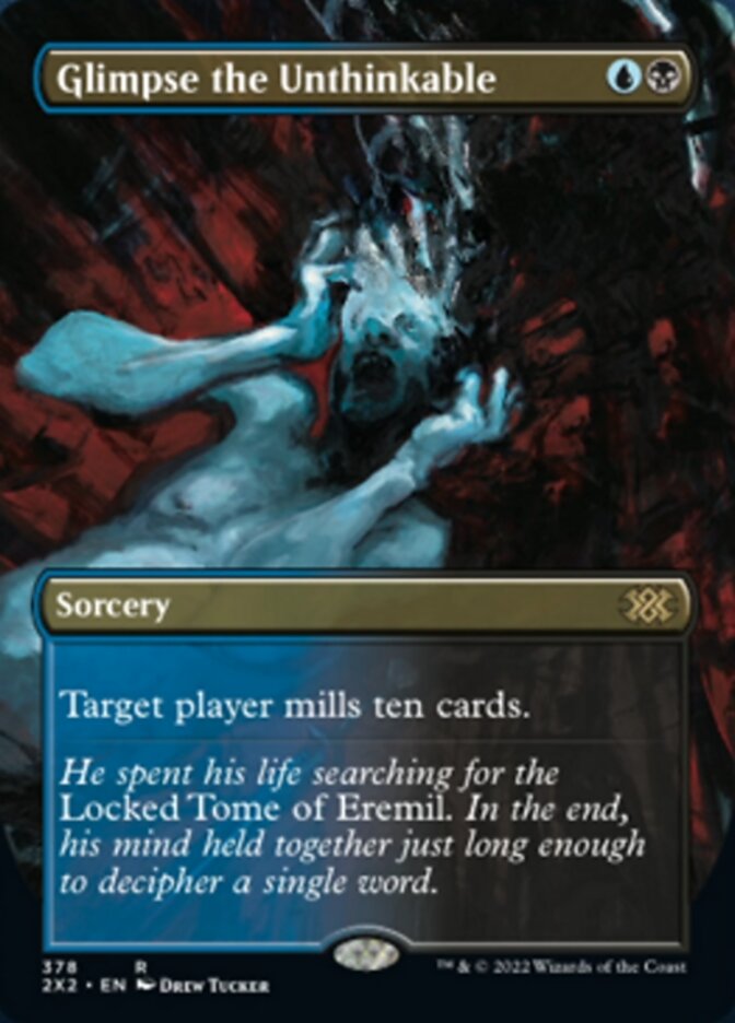 Magic | Glimpse the Unthinkable (Borderless Alternate Art) [Double Masters 2022] | The Nerd Merchant
