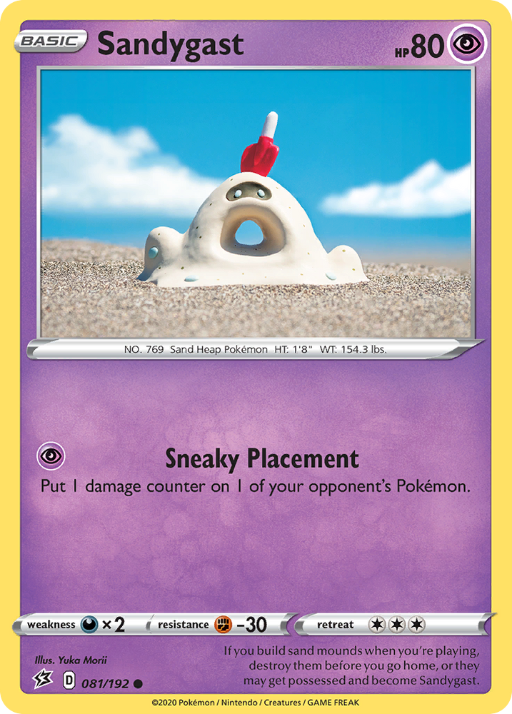 Pokemon | Sandygast (081/192) [Sword & Shield: Rebel Clash] | The Nerd Merchant