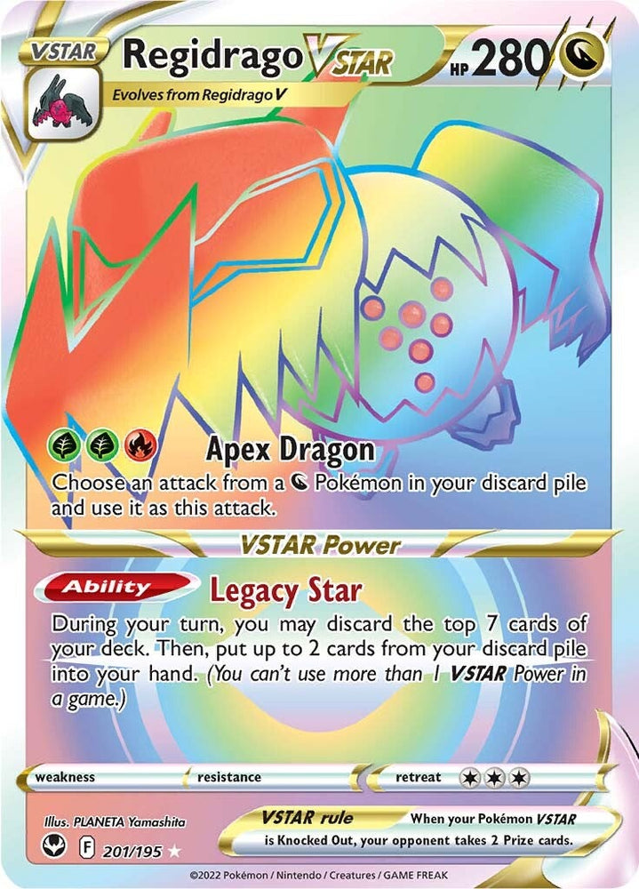 Pokemon | Regidrago VSTAR (201/195) [Sword & Shield: Silver Tempest] | The Nerd Merchant