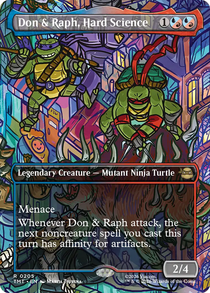 Magic | Don & Raph, Hard Science (Borderless) [Teenage Mutant Ninja Turtles] | The Nerd Merchant