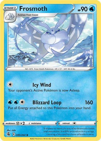 Pokemon | Frosmoth (085/264) [Sword & Shield: Fusion Strike] | The Nerd Merchant
