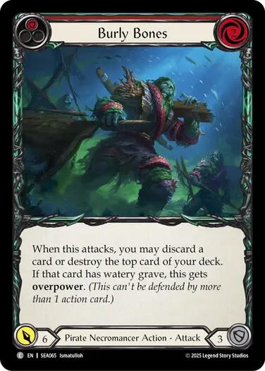 Burly Bones (Red) [SEA065] (High Seas)
