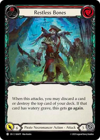 Restless Bones (Red) [SEA071] (High Seas)