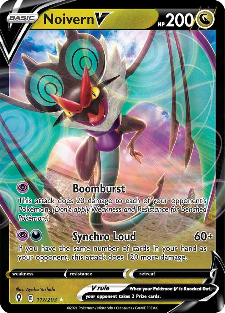 Pokemon | Noivern V (117/203) [Sword & Shield: Evolving Skies] | The Nerd Merchant