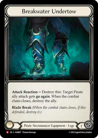 Flesh and Blood TCG | Breakwater Undertow [AGB007] (Armory Deck: Gravy Bones)  Rainbow Foil | The Nerd Merchant