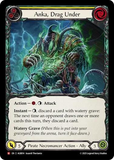 Flesh and Blood TCG | Anka, Drag Under [AGB014] (Armory Deck: Gravy Bones) | The Nerd Merchant