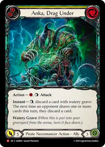 Flesh and Blood TCG | Anka, Drag Under [AGB014] (Armory Deck: Gravy Bones) | The Nerd Merchant