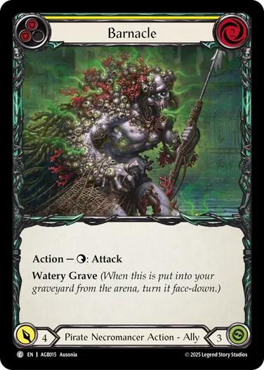 Flesh and Blood TCG | Barnacle [AGB015] (Armory Deck: Gravy Bones) | The Nerd Merchant
