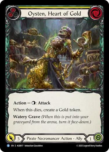 Flesh and Blood TCG | Oysten, Heart of Gold [AGB017] (Armory Deck: Gravy Bones) | The Nerd Merchant