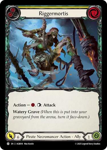 Flesh and Blood TCG | Riggermortis [AGB018] (Armory Deck: Gravy Bones) | The Nerd Merchant