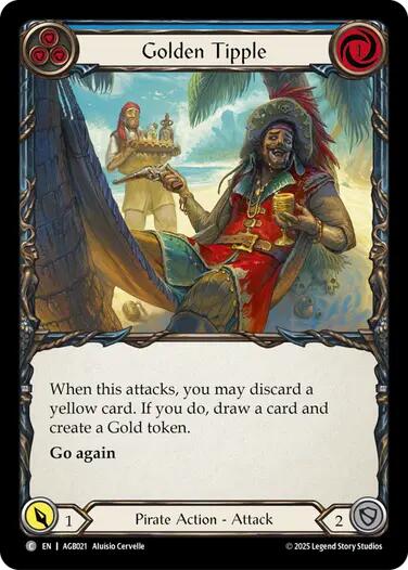 Flesh and Blood TCG | Golden Tipple (Blue) [AGB021] (Armory Deck: Gravy Bones) | The Nerd Merchant