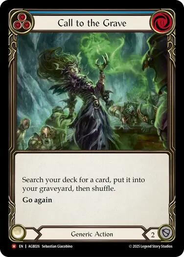 Flesh and Blood TCG | Call to Grave [AGB026] (Armory Deck: Gravy Bones) | The Nerd Merchant