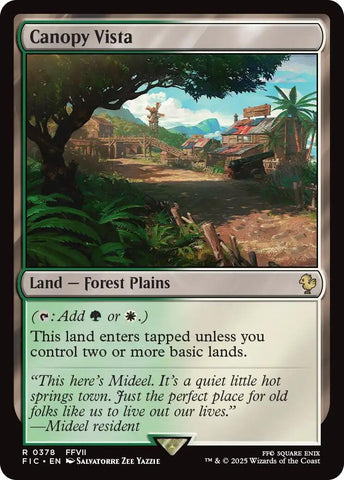 Canopy Vista (Surge Foil) [FINAL FANTASY Commander]