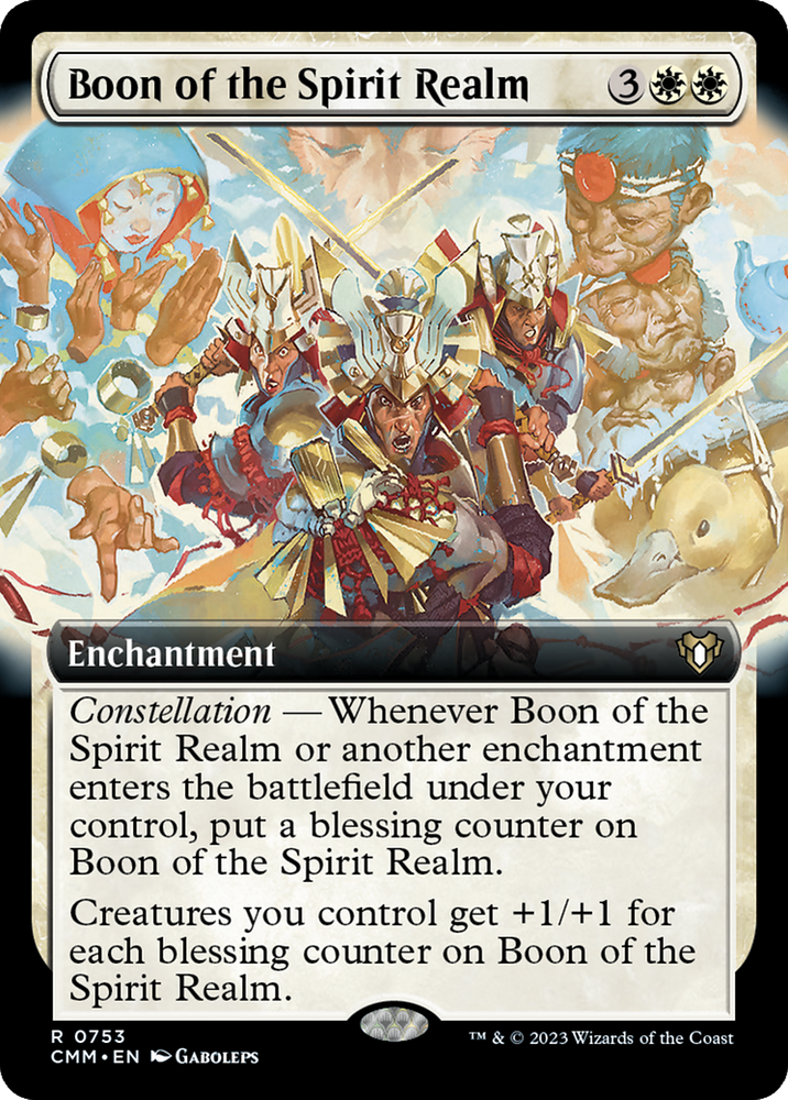 Magic | Boon of the Spirit Realm (Extended Art) [Commander Masters] | The Nerd Merchant