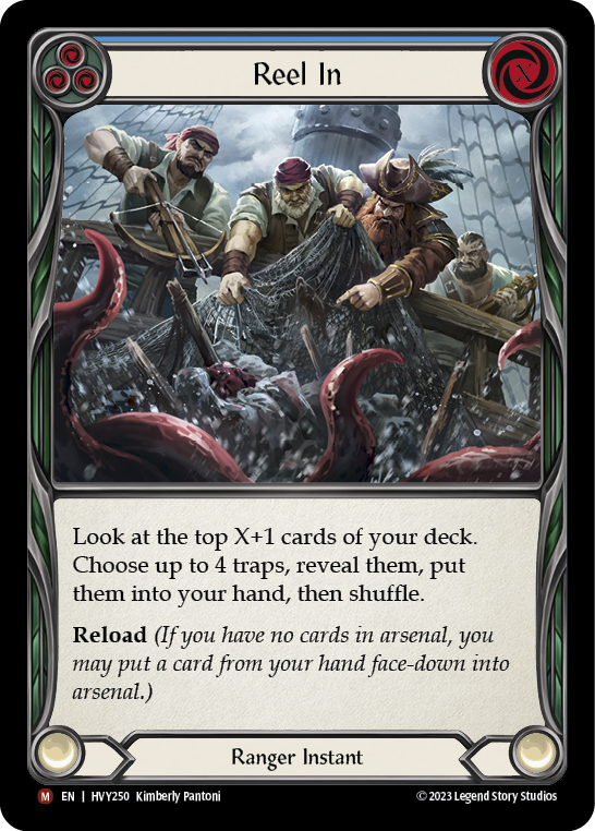 Flesh and Blood TCG | Reel In [HVY250] (Heavy Hitters)  Rainbow Foil | The Nerd Merchant