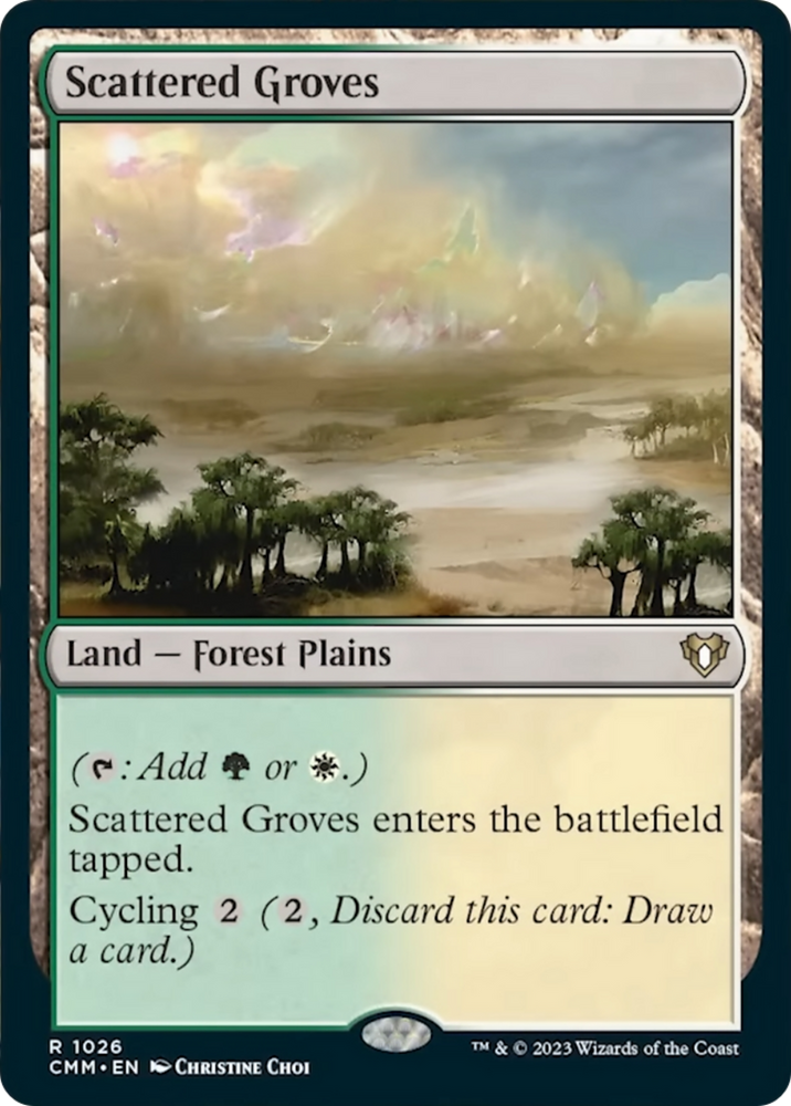 Magic | Scattered Groves [Commander Masters] | The Nerd Merchant