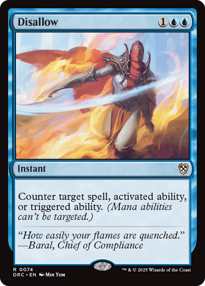 Magic | Disallow [Aetherdrift Commander] | The Nerd Merchant
