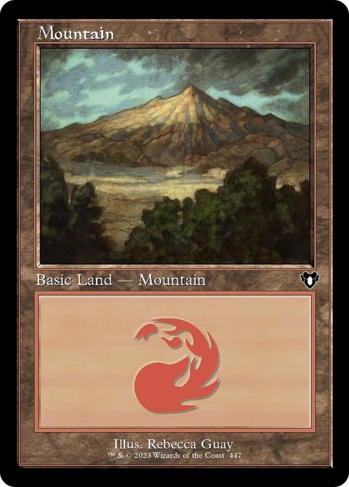 Magic | Mountain (447) (Retro) [Commander Masters] | The Nerd Merchant