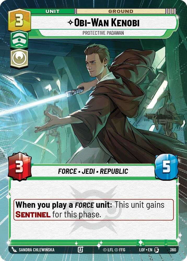 Obi-Wan Kenobi - Protective Padawan (360) (Hyperspace) (360) [Legends of the Force]