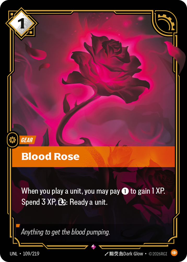 Blood Rose (Foil) - Unleashed (109/219)