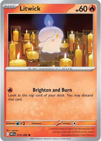 Litwick (016/086) [Scarlet & Violet: White Flare]