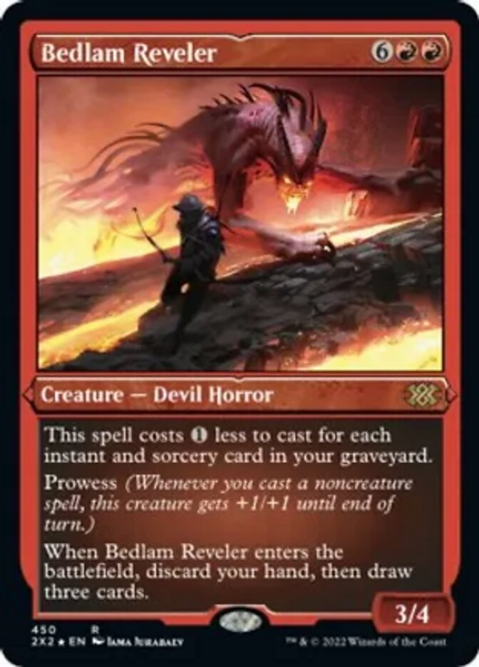 Magic | Bedlam Reveler (Foil Etched) [Double Masters 2022] | The Nerd Merchant