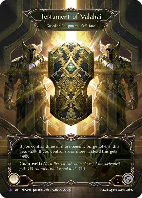 Flesh and Blod | Testament of Valahai (Marvel Cold Foil) [MPG004] (Mastery Pack Guardian)  Cold Foil | The Nerd Merchant