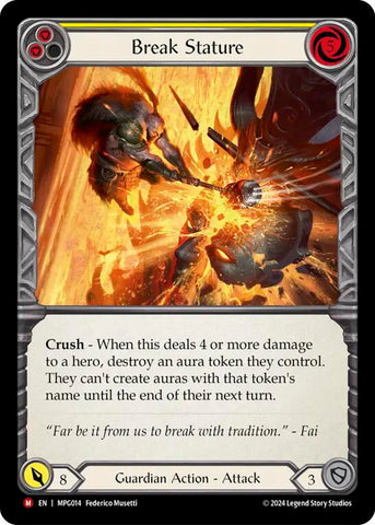 Flesh and Blod | Break Stature [MPG014] (Mastery Pack Guardian)  Rainbow Foil | The Nerd Merchant