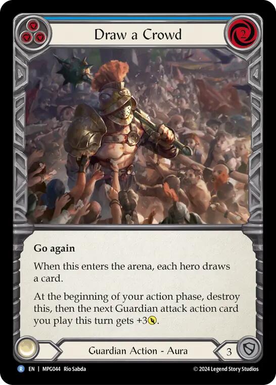 Flesh and Blod | Draw a Crowd [MPG044] (Mastery Pack Guardian) | The Nerd Merchant