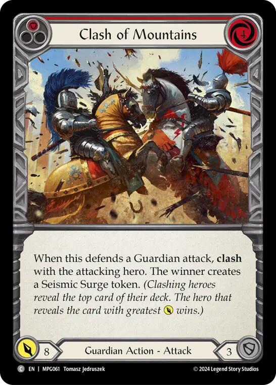 Flesh and Blod | Clash of Mountains (Red) [MPG061] (Mastery Pack Guardian) | The Nerd Merchant