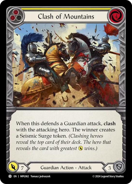 Flesh and Blod | Clash of Mountains (Yellow) [MPG062] (Mastery Pack Guardian) | The Nerd Merchant