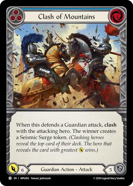 Flesh and Blod | Clash of Mountains (Blue) [MPG063] (Mastery Pack Guardian) | The Nerd Merchant