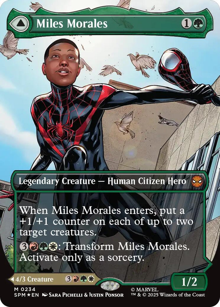 Magic | Miles Morales (0234) (Borderless) [Marvel's Spider-Man] | The Nerd Merchant