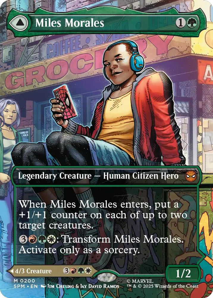 Magic | Miles Morales (0200) (Borderless) [Marvel's Spider-Man] | The Nerd Merchant