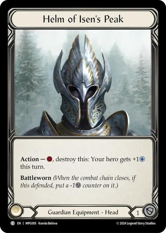Flesh and Blod | Helm of Isen's Peak [MPG005] (Mastery Pack Guardian) | The Nerd Merchant
