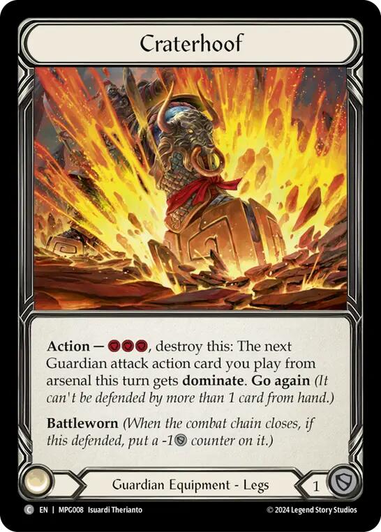 Flesh and Blod | Craterhoof [MPG008] (Mastery Pack Guardian)  Cold Foil | The Nerd Merchant