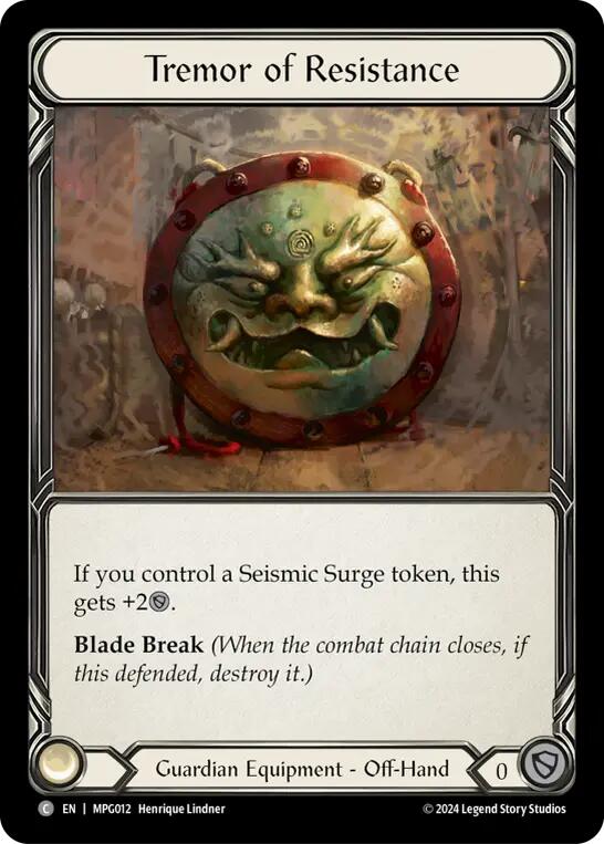 Flesh and Blod | Tremor of Resistance [MPG012] (Mastery Pack Guardian) | The Nerd Merchant