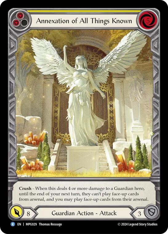 Flesh and Blod | Annexation of All Things Known (Extended Art) [MPG029] (Mastery Pack Guardian)  Rainbow Foil | The Nerd Merchant