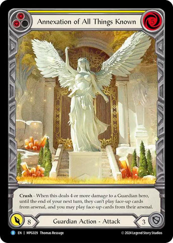 Flesh and Blod | Annexation of All Things Known (Extended Art) [MPG029] (Mastery Pack Guardian)  Rainbow Foil | The Nerd Merchant
