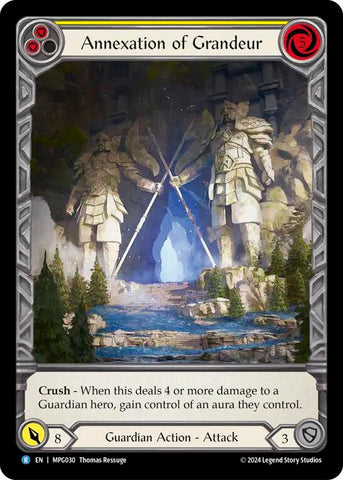 Flesh and Blod | Annexation of Grandeur (Extended Art) [MPG030] (Mastery Pack Guardian)  Rainbow Foil | The Nerd Merchant