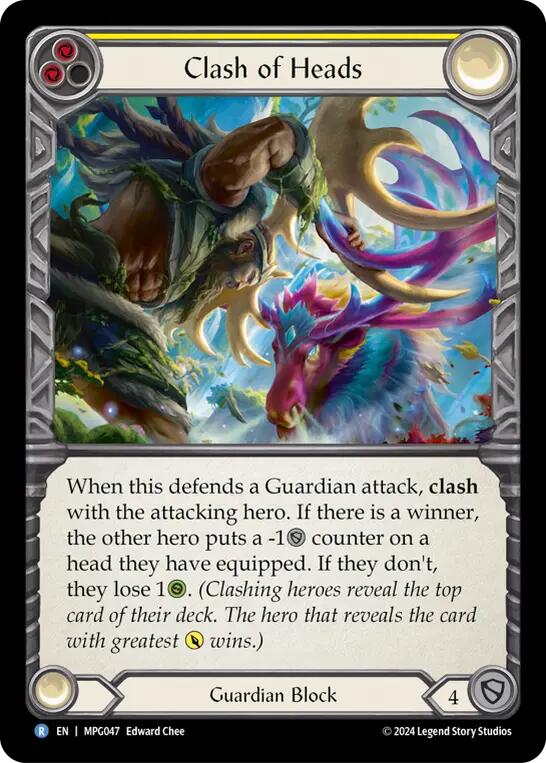 Flesh and Blod | Clash of Heads [MPG047] (Mastery Pack Guardian)  Rainbow Foil | The Nerd Merchant