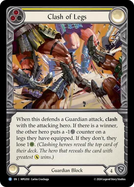 Flesh and Blod | Clash of Legs [MPG050] (Mastery Pack Guardian)  Rainbow Foil | The Nerd Merchant