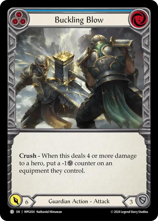 Flesh and Blod | Buckling Blow (Blue) [MPG054] (Mastery Pack Guardian) | The Nerd Merchant