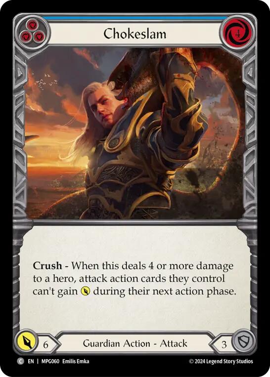 Flesh and Blod | Chokeslam (Blue) [MPG060] (Mastery Pack Guardian) | The Nerd Merchant