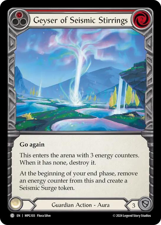 Flesh and Blod | Geyser of Seismic Stirrings (Red) [MPG103] (Mastery Pack Guardian) | The Nerd Merchant